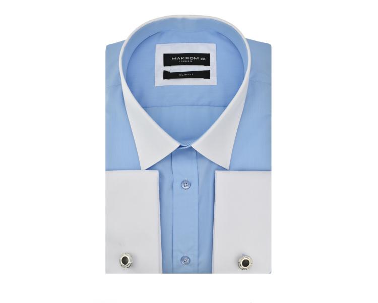 SL 5751 Рубашка с манжетами под запонки Мужские рубашки