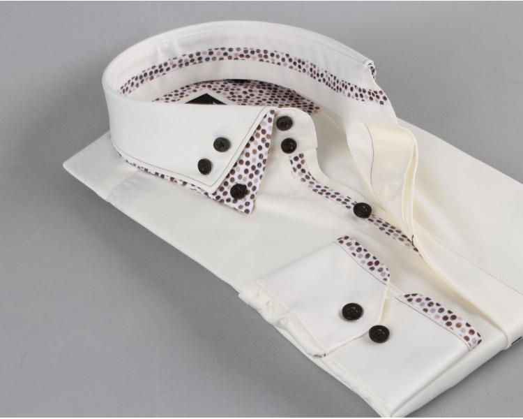 SL 5656 Makrom Krekls ar garām piedurknēm Vīriešu krekli