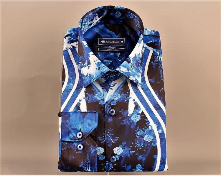 SL 5920 Oscar Banks Krekls ar garām piedurknēm Vīriešu krekli