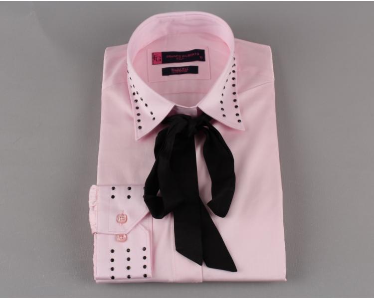 LL 3231 krekls ar garām piedurknēm un kaklasaiti-tauriņu Sieviešu krekli